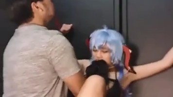 Bokep Indo Meruchan Cosplay Ngewe Dengan Om